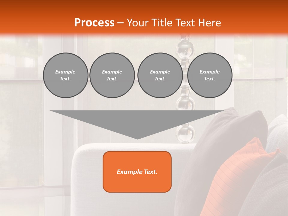 Living Room Domestic Home PowerPoint Template