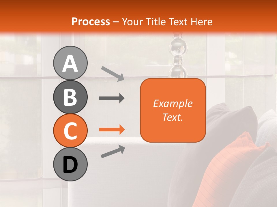 Living Room Domestic Home PowerPoint Template