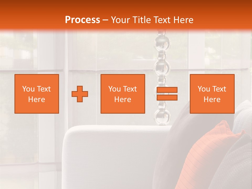 Living Room Domestic Home PowerPoint Template