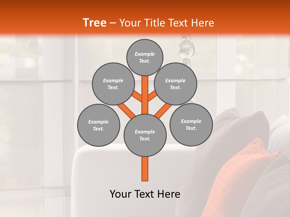 Living Room Domestic Home PowerPoint Template