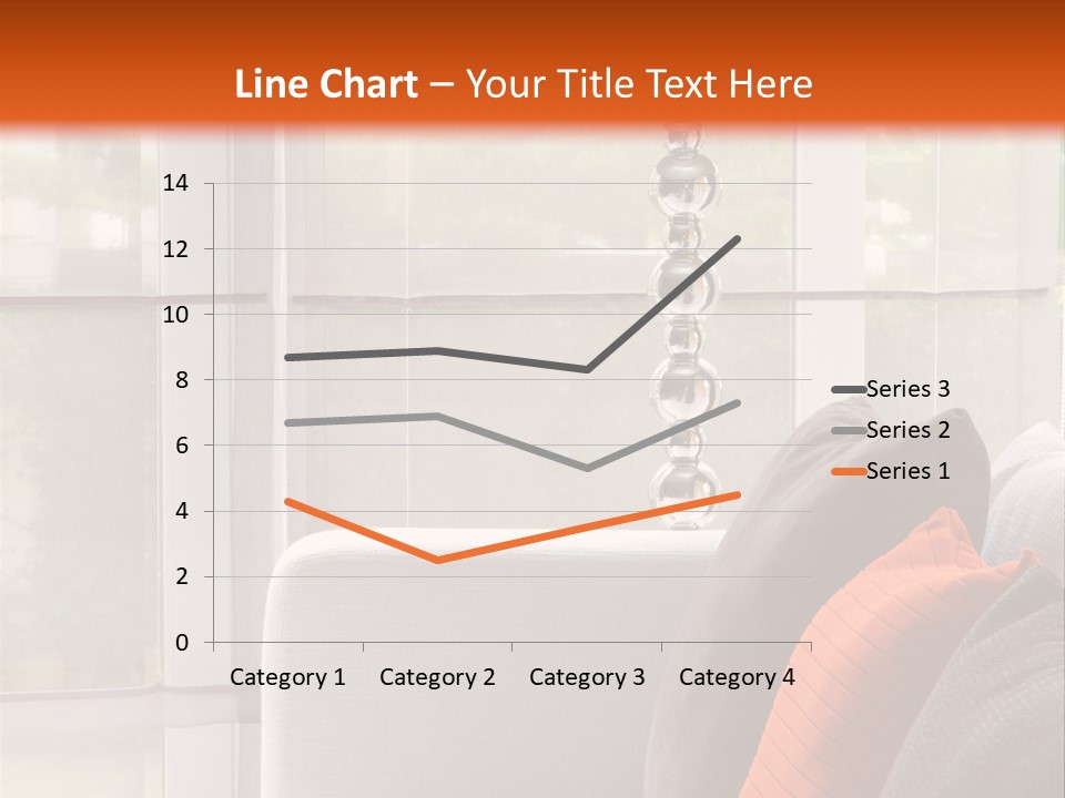 Living Room Domestic Home PowerPoint Template