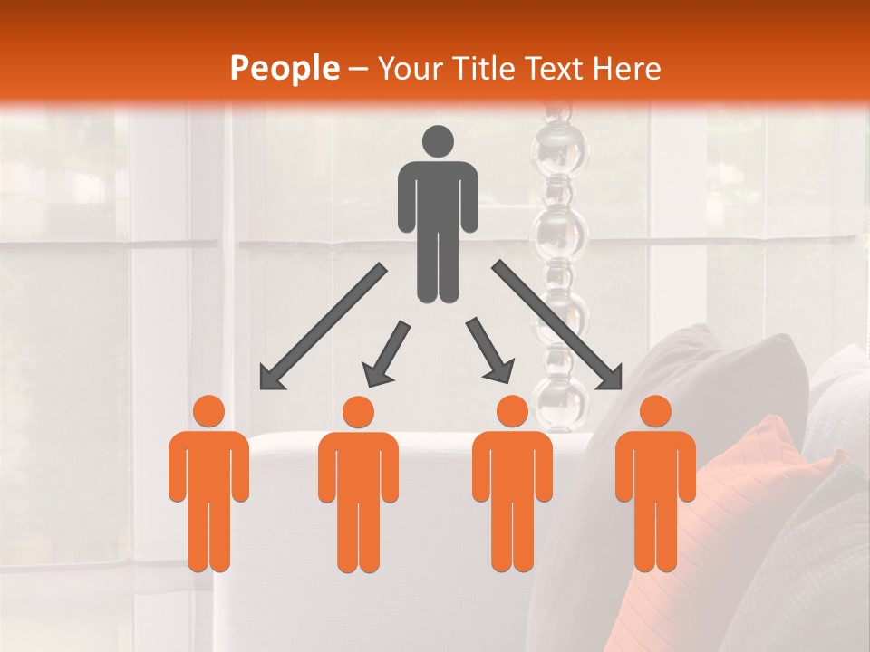 Living Room Domestic Home PowerPoint Template