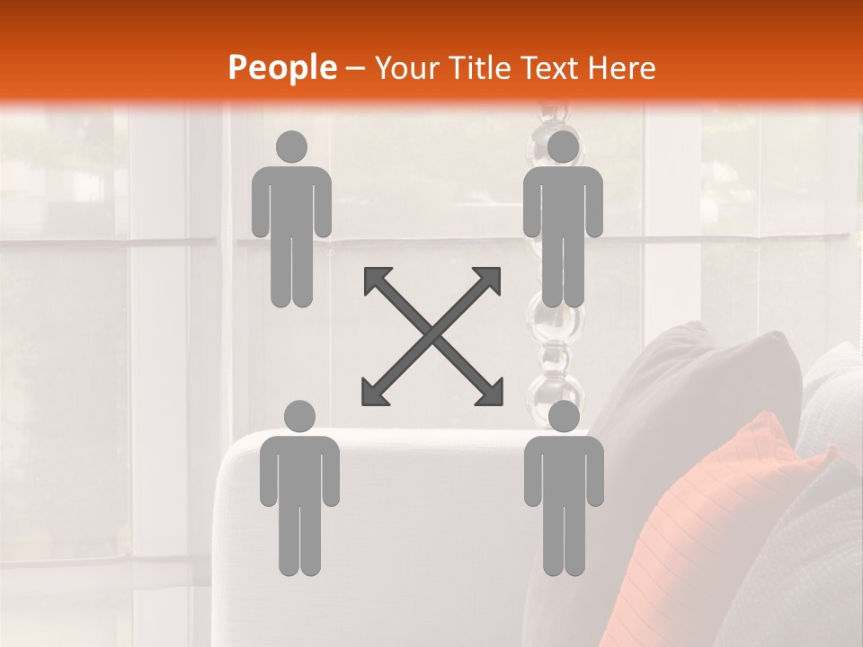 Living Room Domestic Home PowerPoint Template