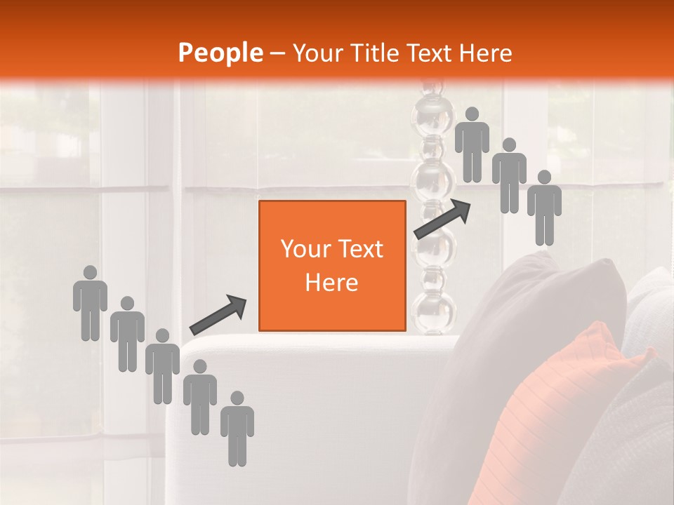 Living Room Domestic Home PowerPoint Template