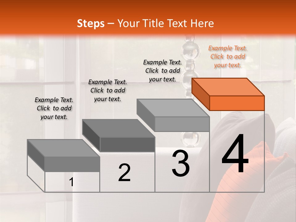 Living Room Domestic Home PowerPoint Template