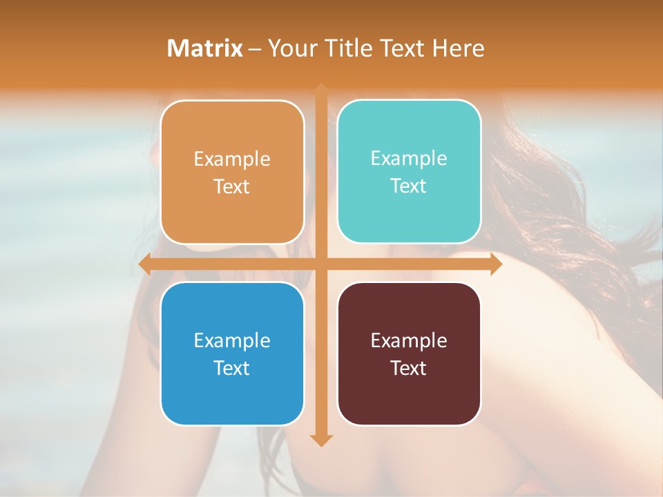 Modern Attractive Female PowerPoint Template