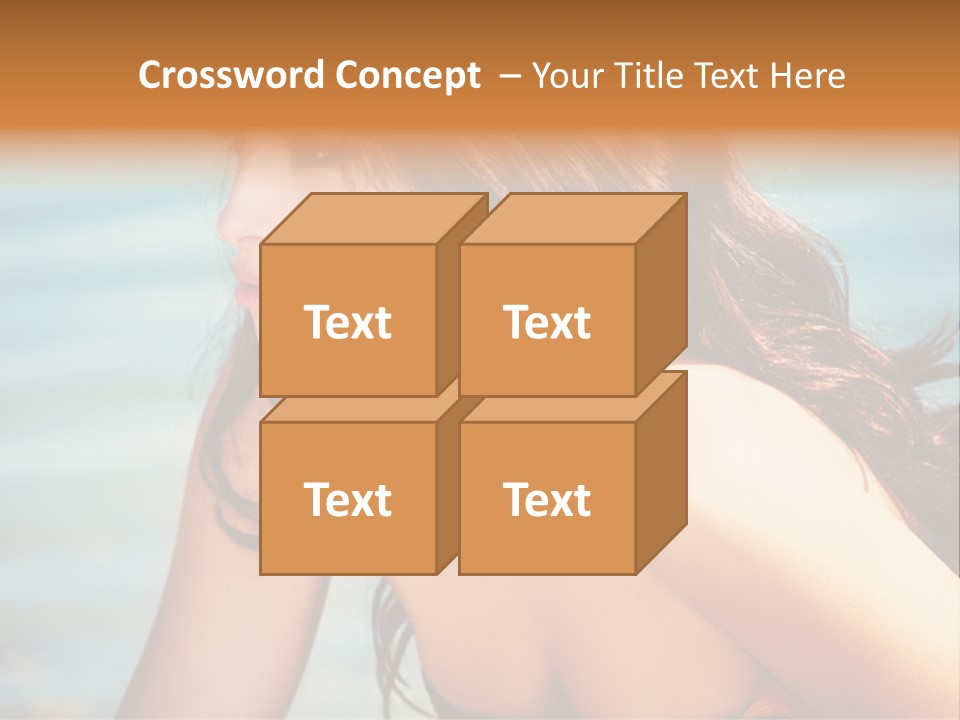 Modern Attractive Female PowerPoint Template