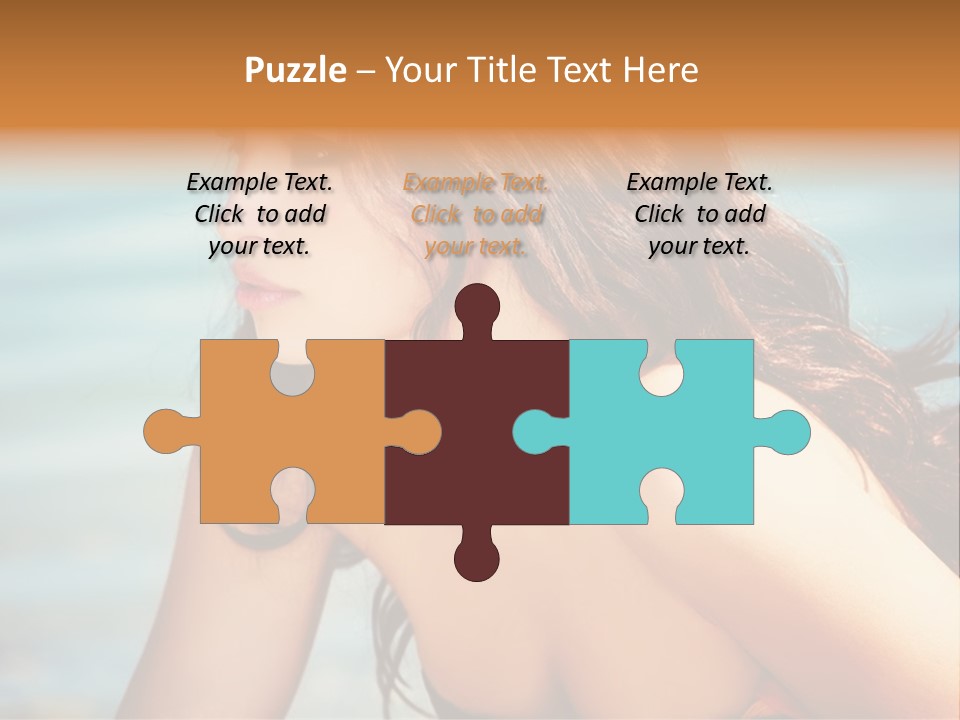 Modern Attractive Female PowerPoint Template