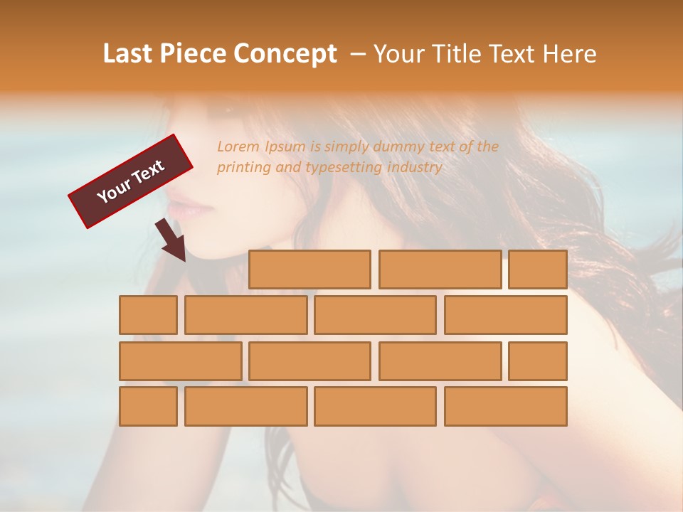 Modern Attractive Female PowerPoint Template