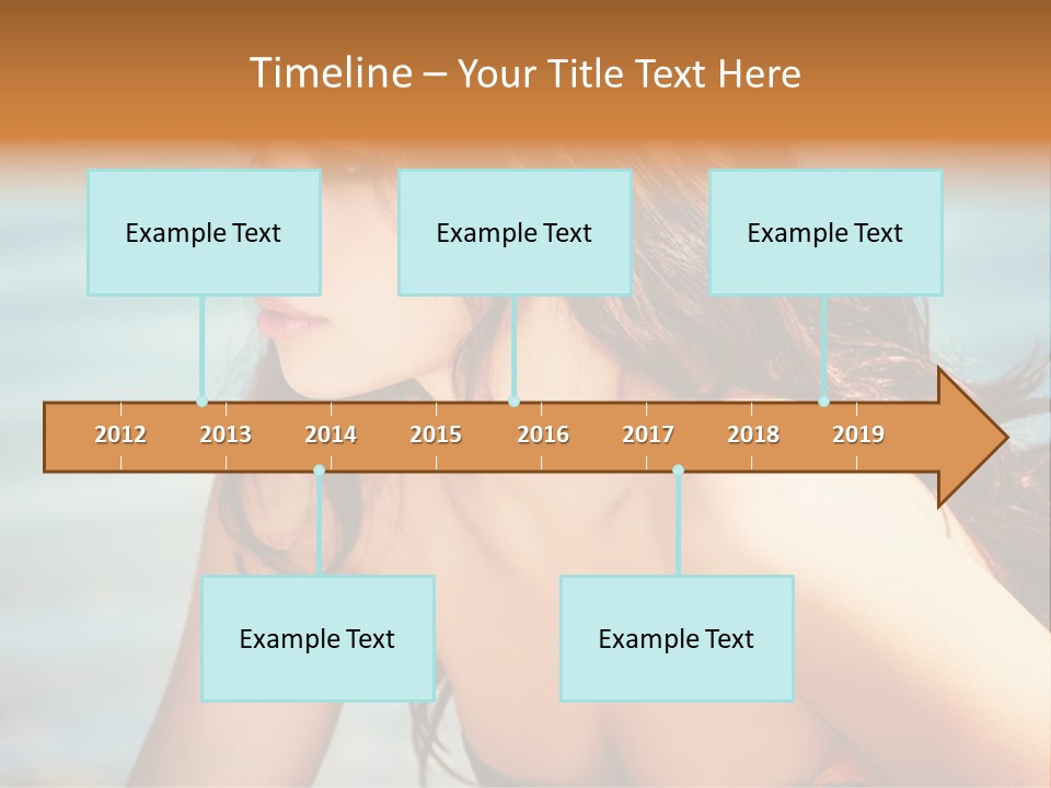 Modern Attractive Female PowerPoint Template