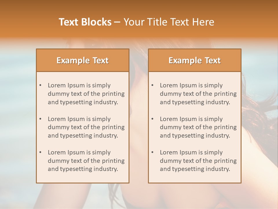 Modern Attractive Female PowerPoint Template