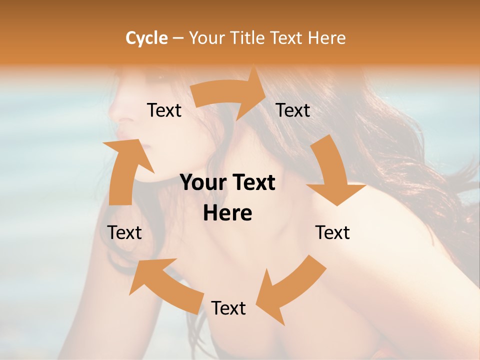 Modern Attractive Female PowerPoint Template