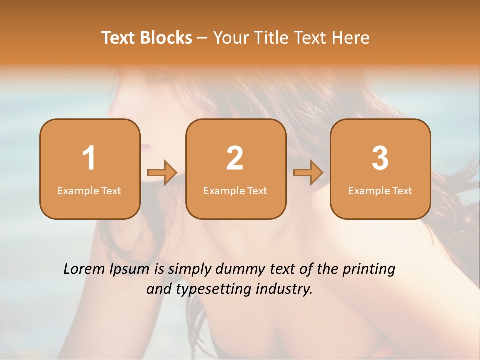 Modern Attractive Female PowerPoint Template