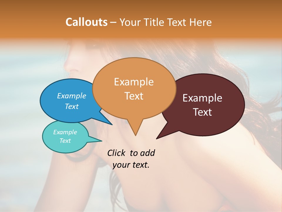 Modern Attractive Female PowerPoint Template