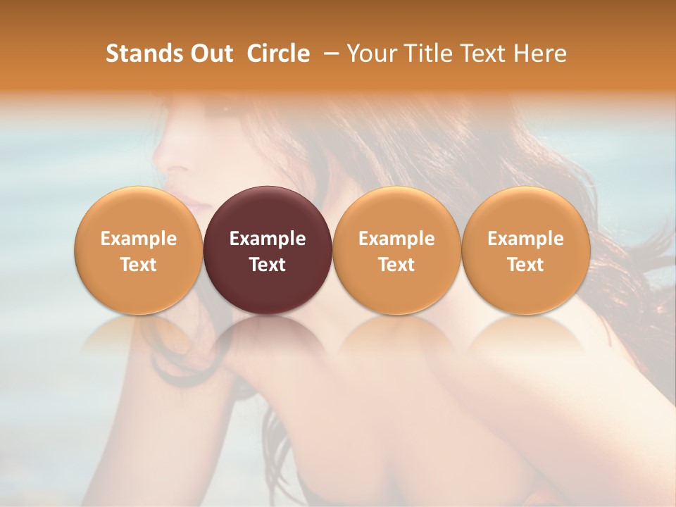 Modern Attractive Female PowerPoint Template