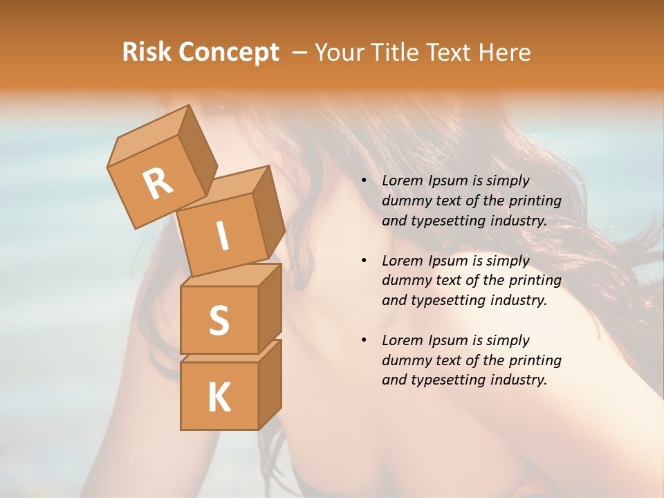 Modern Attractive Female PowerPoint Template