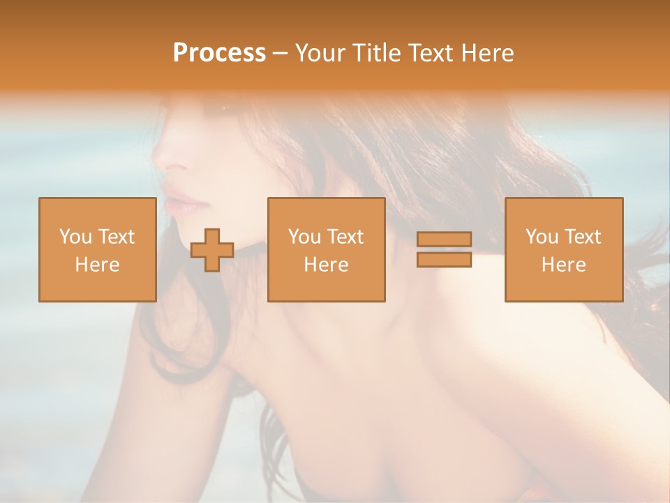 Modern Attractive Female PowerPoint Template