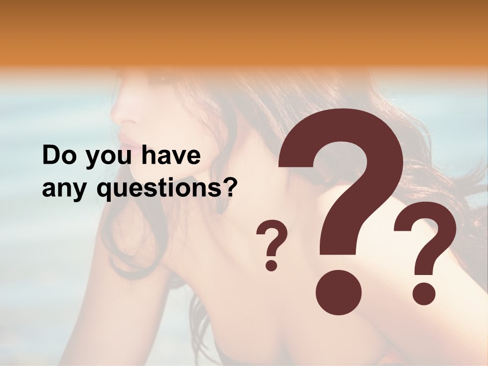 Modern Attractive Female PowerPoint Template