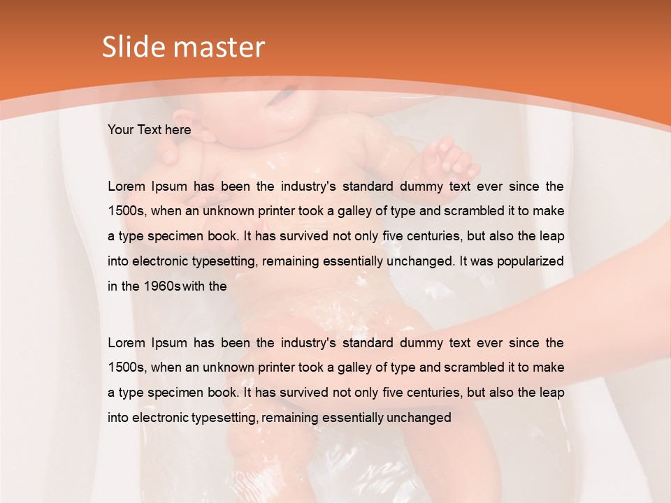 Hand Happy Enjoy PowerPoint Template