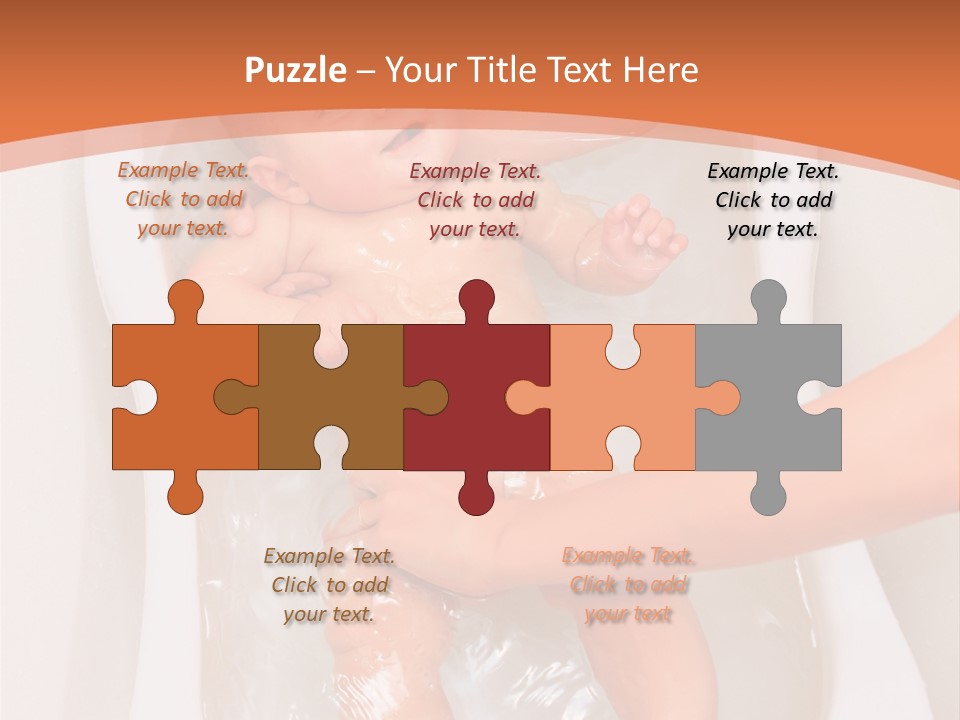 Hand Happy Enjoy PowerPoint Template