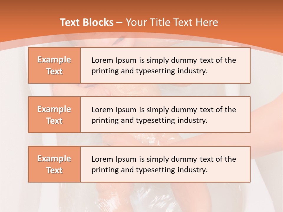 Hand Happy Enjoy PowerPoint Template