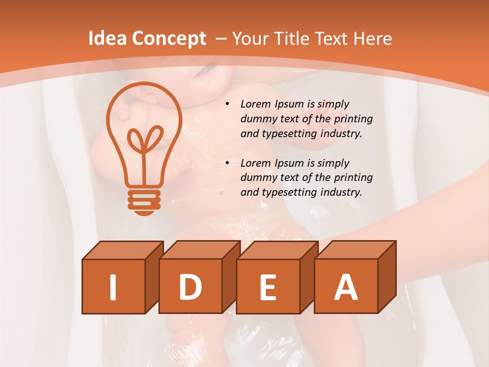 Hand Happy Enjoy PowerPoint Template