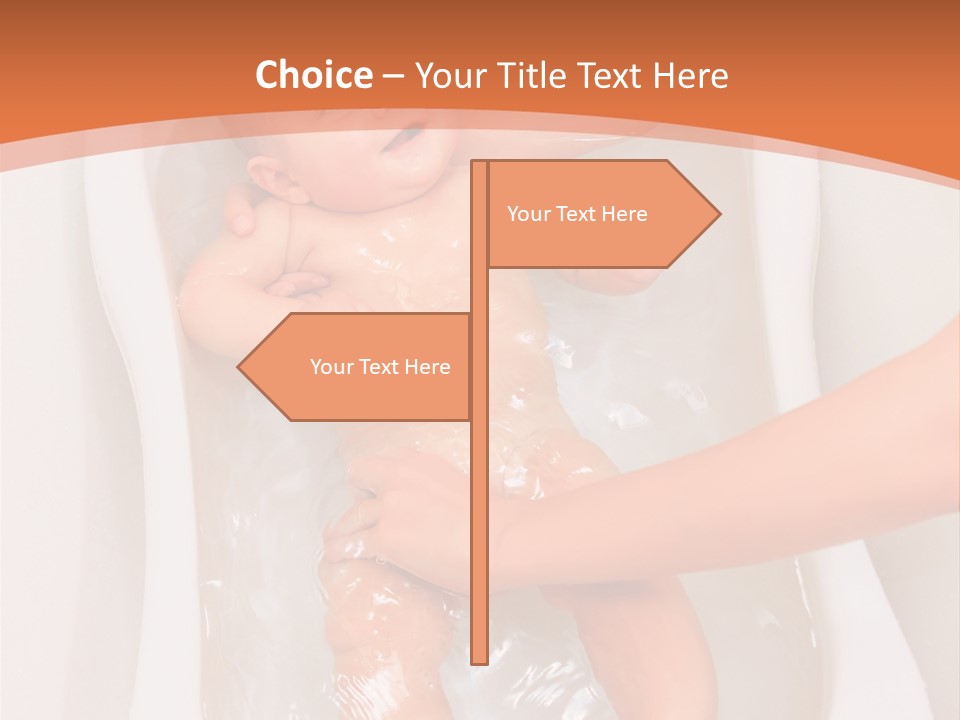 Hand Happy Enjoy PowerPoint Template