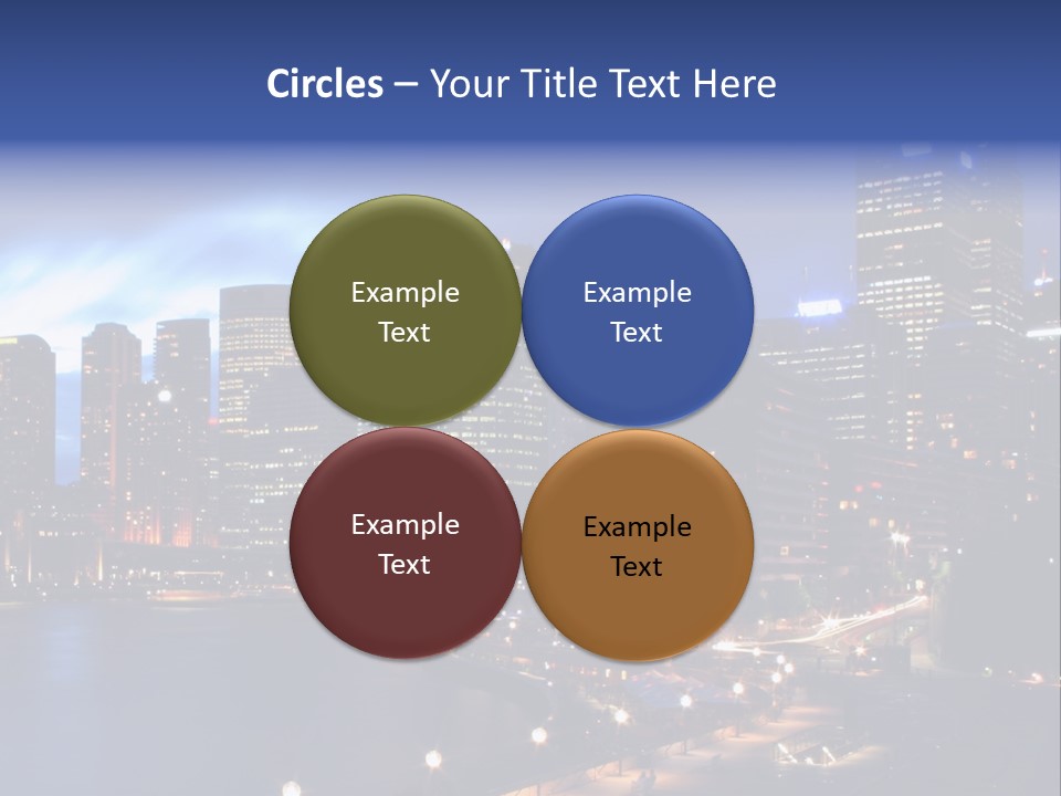 Harbor Waterside Attraction PowerPoint Template