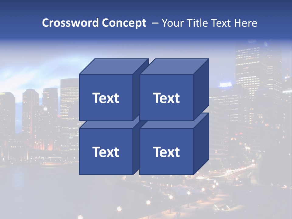 Harbor Waterside Attraction PowerPoint Template
