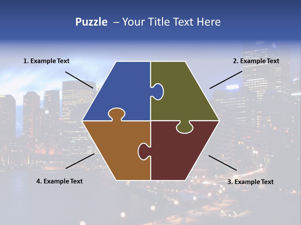 Harbor Waterside Attraction PowerPoint Template