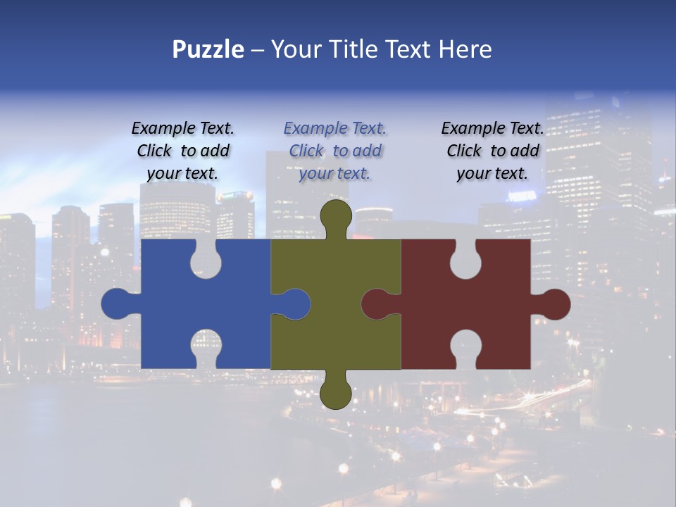 Harbor Waterside Attraction PowerPoint Template