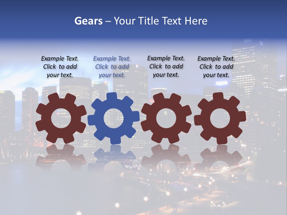 Harbor Waterside Attraction PowerPoint Template