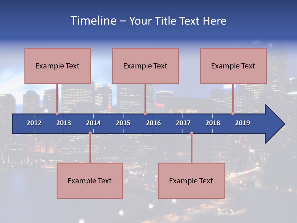 Harbor Waterside Attraction PowerPoint Template