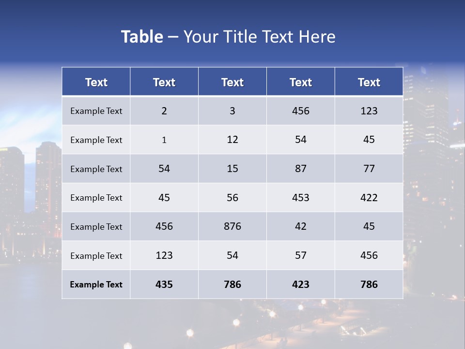 Harbor Waterside Attraction PowerPoint Template