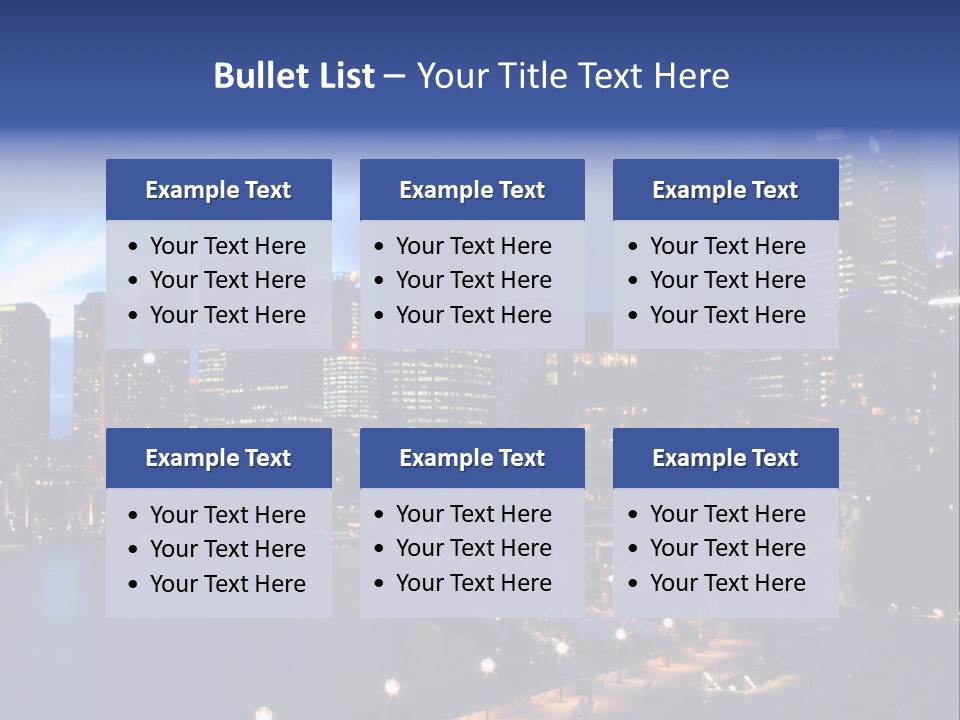 Harbor Waterside Attraction PowerPoint Template