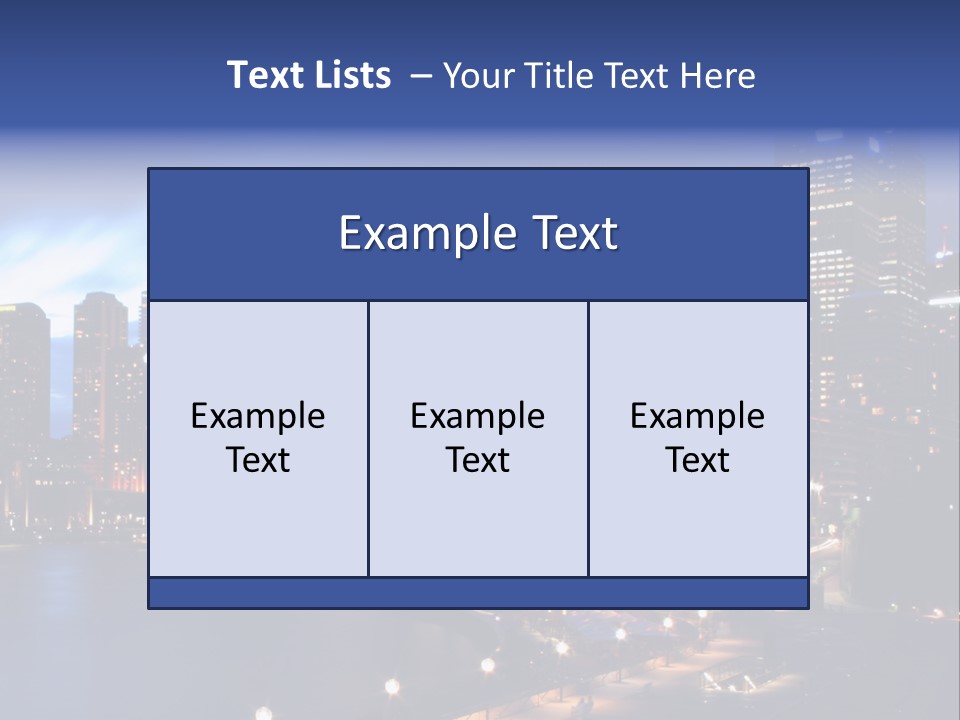 Harbor Waterside Attraction PowerPoint Template