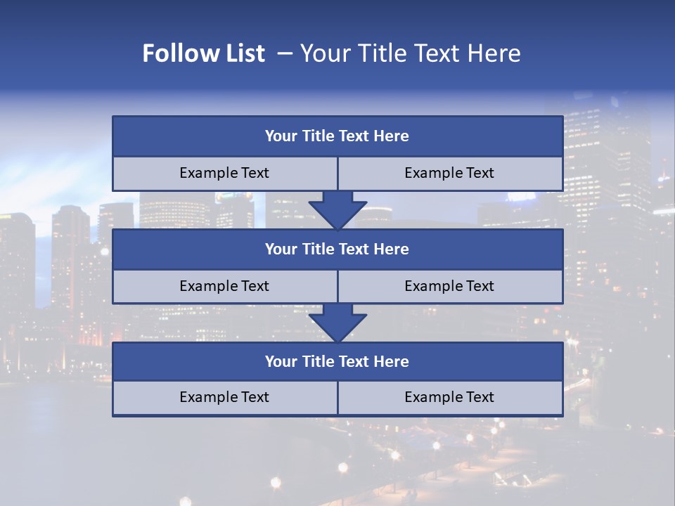 Harbor Waterside Attraction PowerPoint Template