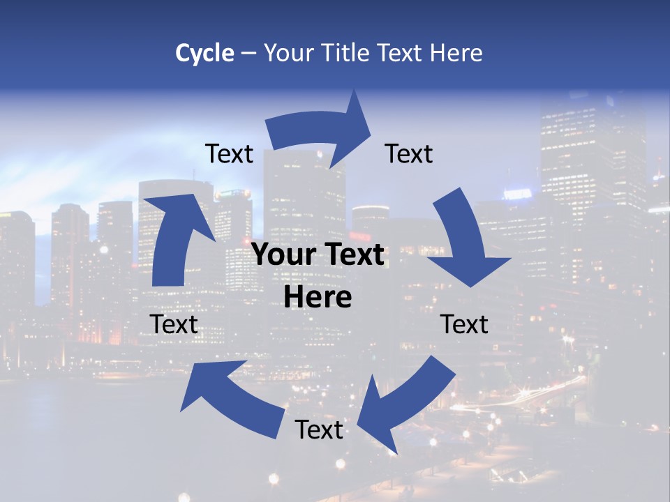 Harbor Waterside Attraction PowerPoint Template