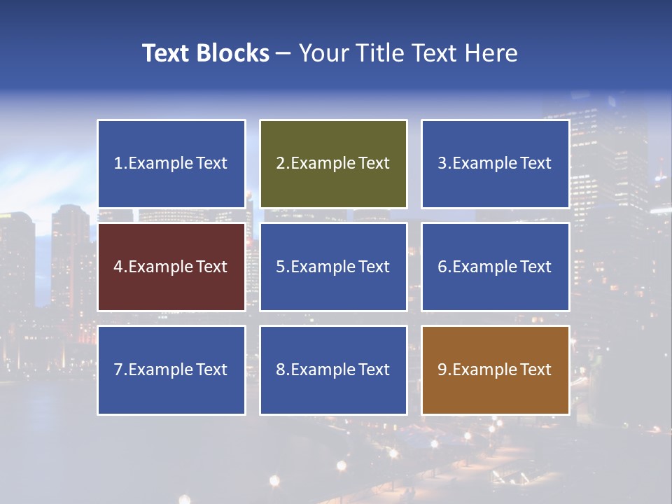 Harbor Waterside Attraction PowerPoint Template