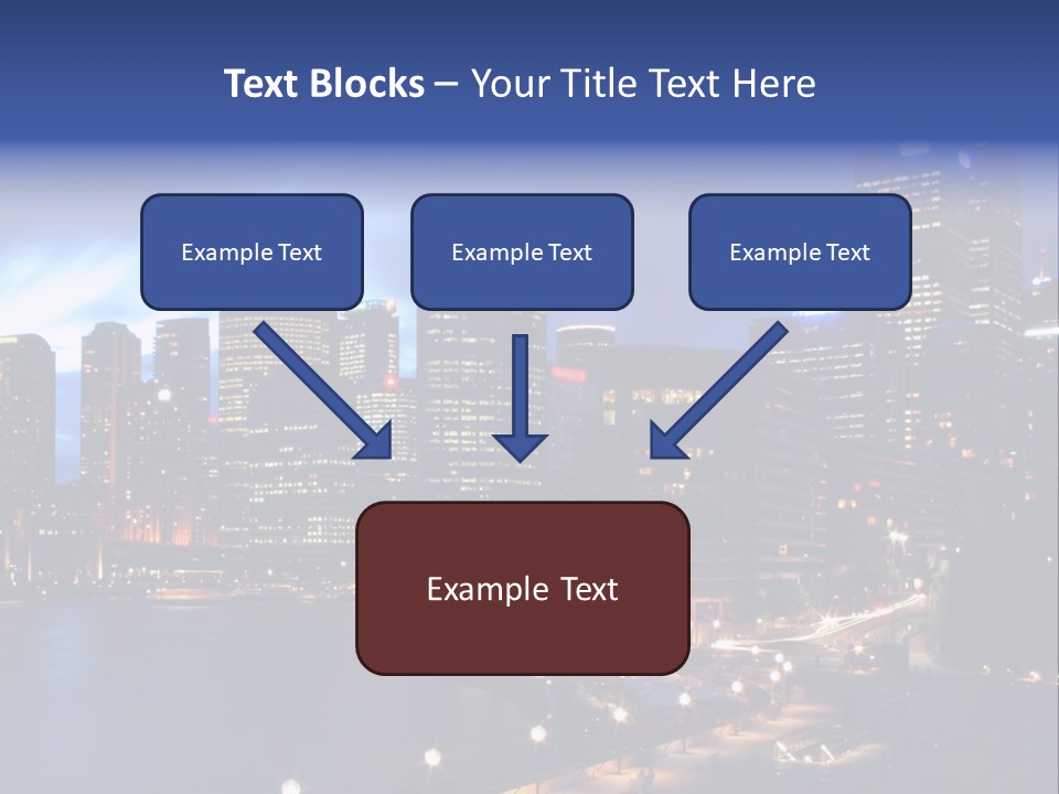 Harbor Waterside Attraction PowerPoint Template