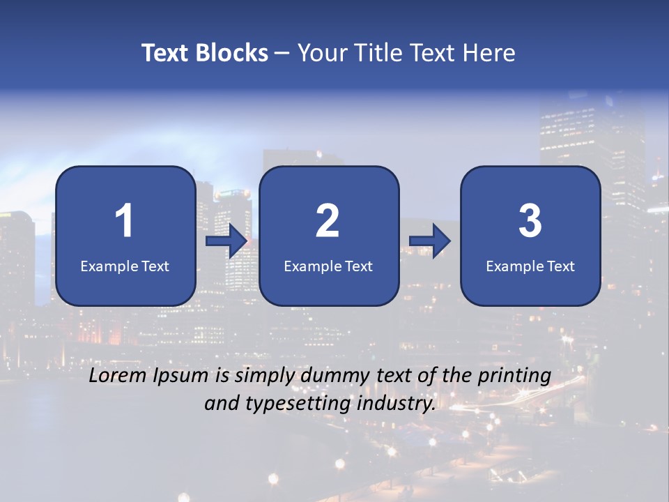 Harbor Waterside Attraction PowerPoint Template