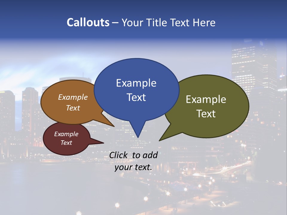 Harbor Waterside Attraction PowerPoint Template