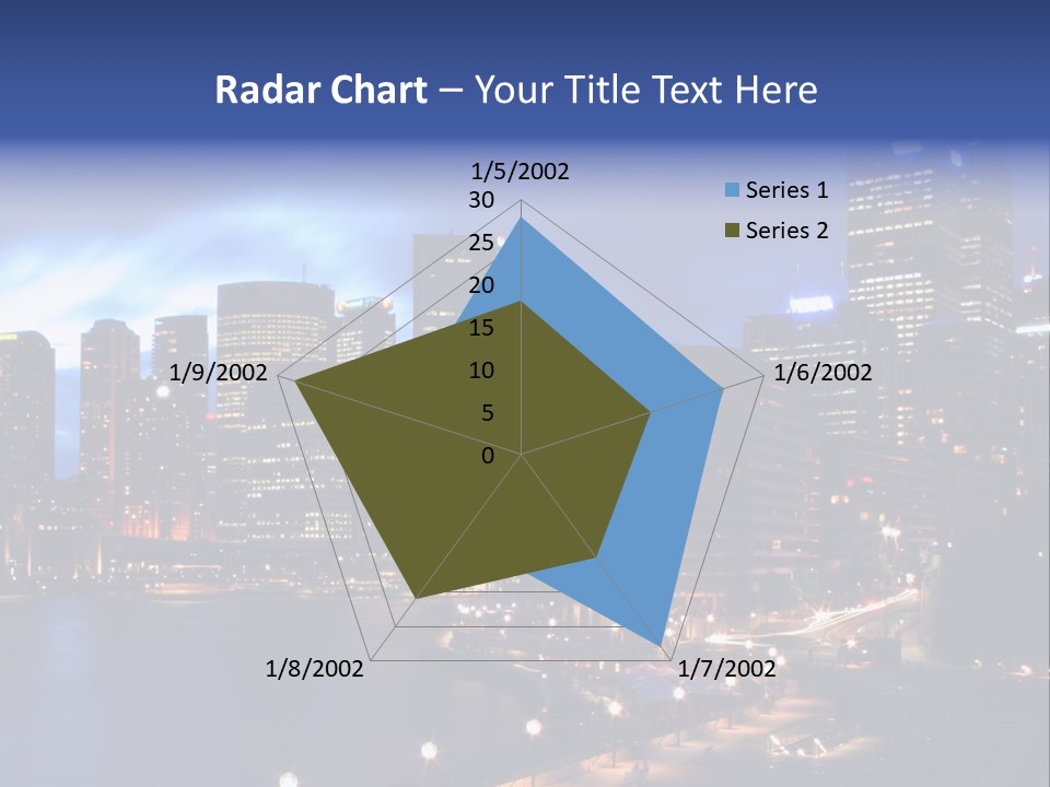Harbor Waterside Attraction PowerPoint Template