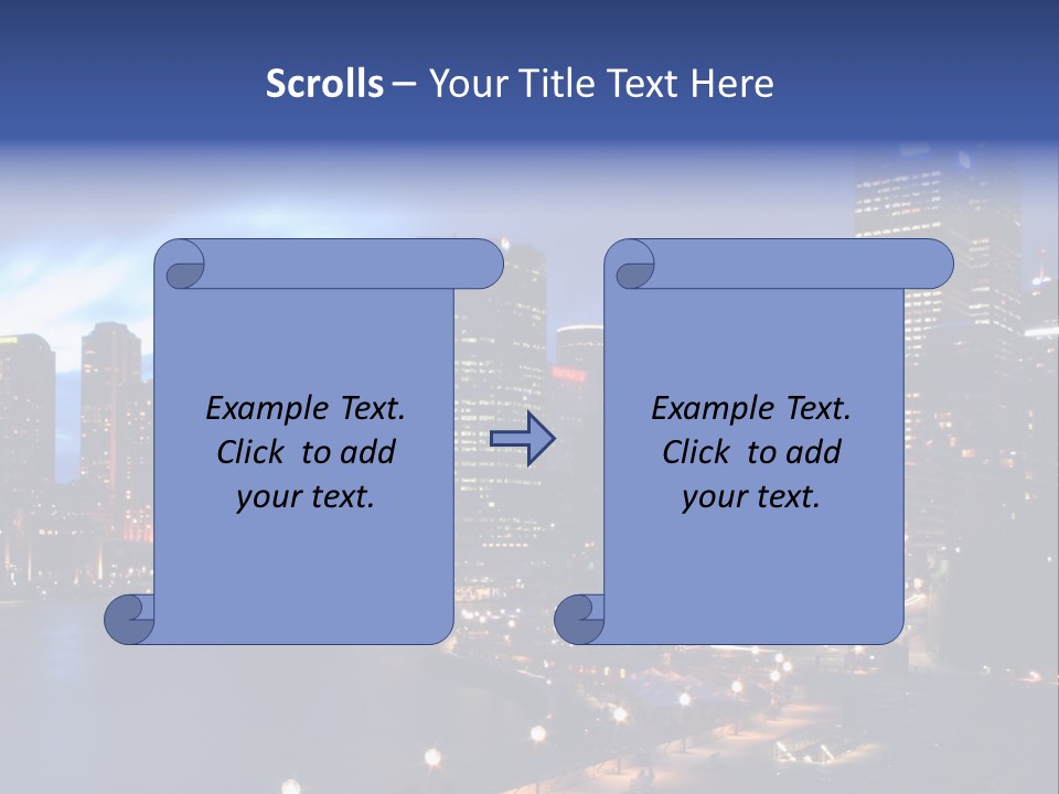 Harbor Waterside Attraction PowerPoint Template