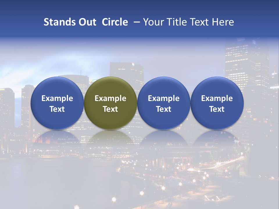 Harbor Waterside Attraction PowerPoint Template