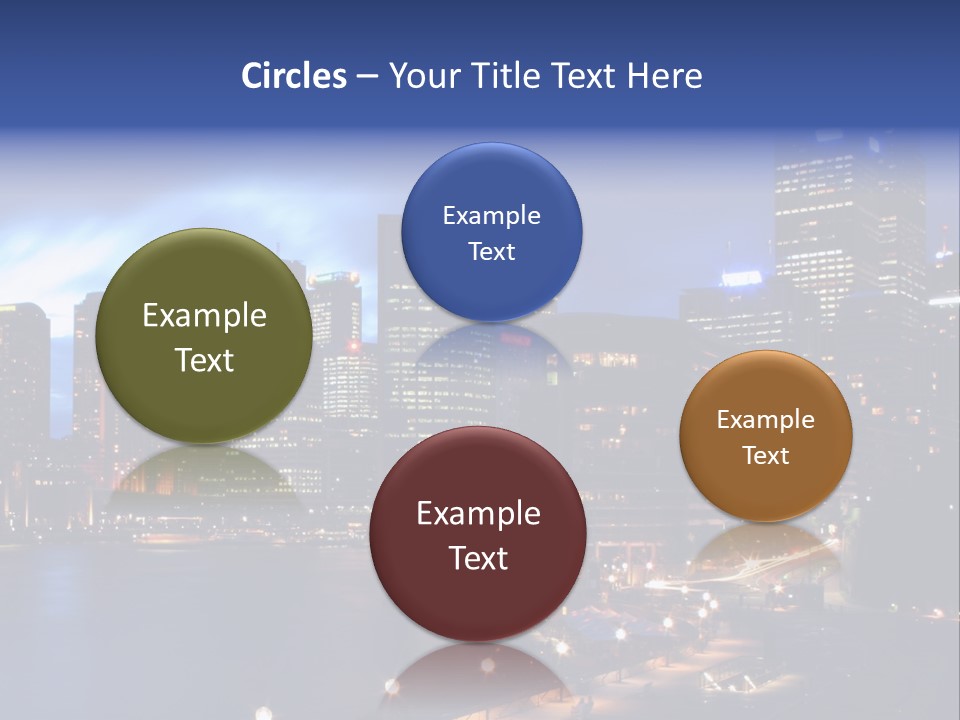 Harbor Waterside Attraction PowerPoint Template