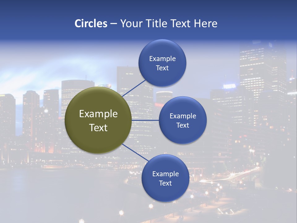 Harbor Waterside Attraction PowerPoint Template