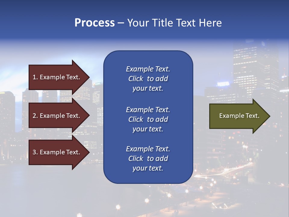 Harbor Waterside Attraction PowerPoint Template