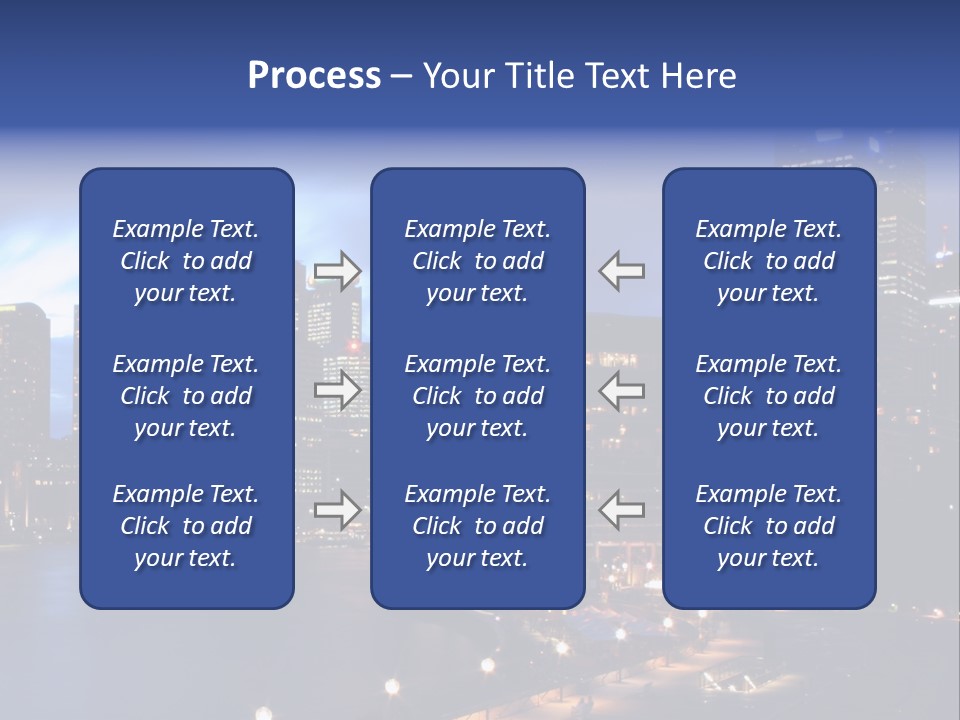 Harbor Waterside Attraction PowerPoint Template