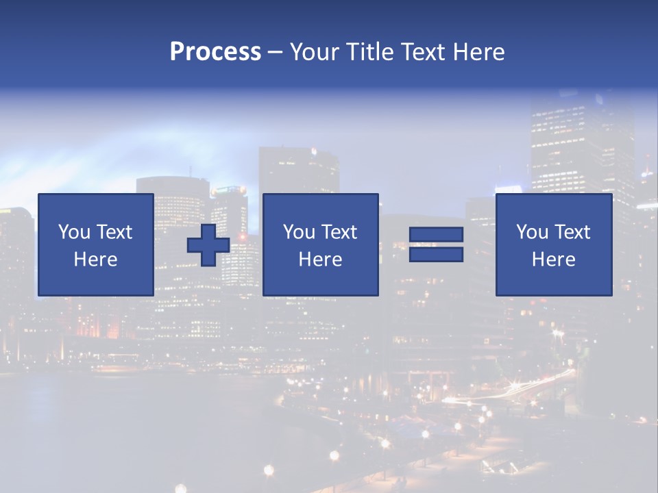 Harbor Waterside Attraction PowerPoint Template